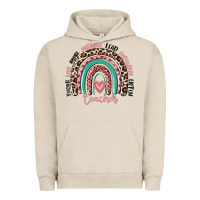Pigment French Oak teacher rainbow Urban Hoodie - MaliasSmallBusiness