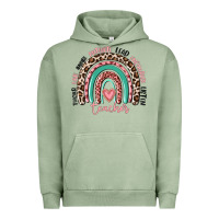 Pigment Oil Green teacher rainbow Urban Hoodie - MaliasSmallBusiness