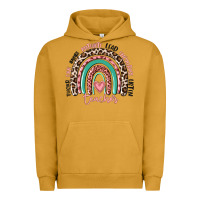 Pigment Peanut Butter teacher rainbow Urban Hoodie - MaliasSmallBusiness