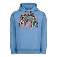 Pigment Pebble Blue teacher rainbow Urban Hoodie - MaliasSmallBusiness