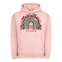 Pigment Salmon teacher rainbow Urban Hoodie - MaliasSmallBusiness