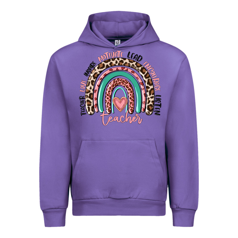 Teacher Rainbow Urban Hoodie by MaliasSmallBusiness | Teevron