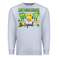 Heather Grey shenanigans squad Premium Sweatshirt - Artiststas