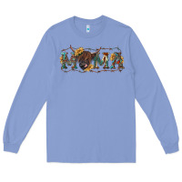 Colony Blue Mama with highland cow Long Sleeve Tee - RanaPortraitStore
