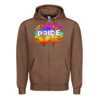 Chestnut pride flag Zipper Hoodie - Zillion Design Studio