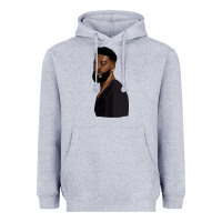 Heather Grey african men Heavyweight Hoodie - HRA Design Shop