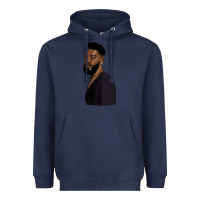 Navy african men Heavyweight Hoodie - HRA Design Shop