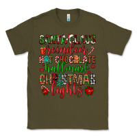 Army Green santa claus reindeer hallmark hot chocolate christ Classic Tee - FaDigitalArtStudio