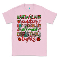 Bubblegum Pink santa claus reindeer hallmark hot chocolate christ Classic Tee - FaDigitalArtStudio