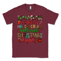 Burgundy santa claus reindeer hallmark hot chocolate christ Classic Tee - FaDigitalArtStudio