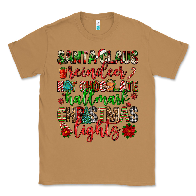 Santa Claus Reindeer Hallmark Hot Chocolate Christ Classic Tee by FaDigitalArtStudio | Teevron