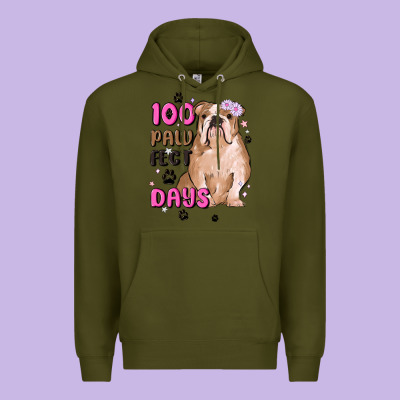 100 Days Of School Premium Hoodie Designed By Maliassmallbusiness