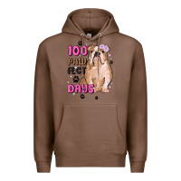 Chestnut 100 days of school Premium Hoodie - MaliasSmallBusiness