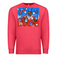 Cardinal american popsicle and stars Premium Sweatshirt - AdoDesignShop