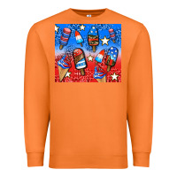 Carrot american popsicle and stars Premium Sweatshirt - AdoDesignShop