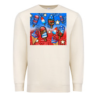 Sandshell american popsicle and stars Premium Sweatshirt - AdoDesignShop