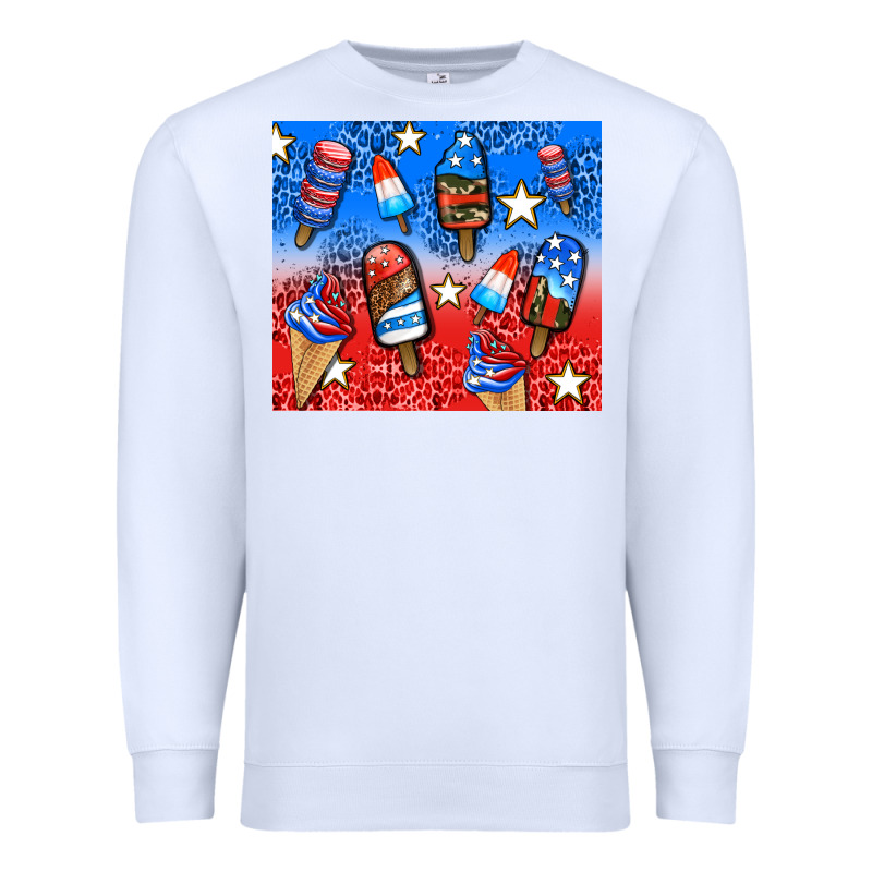 American Popsicle And Stars Premium Sweatshirt by AdoDesignShop | Teevron