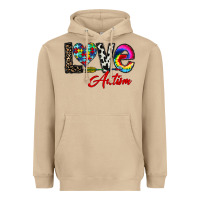 Mushroom love autism Heavyweight Hoodie - CowhideDigitalArt