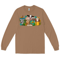 Toasted Coconut western cow coffee cup Long Sleeve Tee - texasbilliewilder