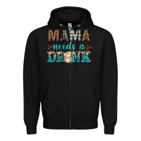 Black mama needs a drink Zipper Hoodie - texasbilliewilder