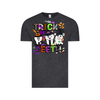 Vintage Black trick or teeth Vintage Tee - BarkalooDesign