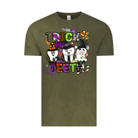 Vintage Olive trick or teeth Vintage Tee - BarkalooDesign