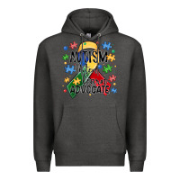 Charcoal Heather autism listen learn advocate Premium Hoodie - MaliasSmallBusiness
