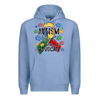 Colony Blue autism listen learn advocate Premium Hoodie - MaliasSmallBusiness