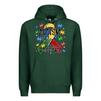 Sports Green autism listen learn advocate Premium Hoodie - MaliasSmallBusiness
