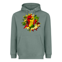 Sage juneteenth sunflower Heavyweight Hoodie - HRA Design Shop