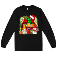 Black christmas gnome truck Long Sleeve Tee - Zillion Design Studio