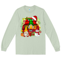 Matcha christmas gnome truck Long Sleeve Tee - Zillion Design Studio