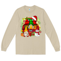 Mushroom christmas gnome truck Long Sleeve Tee - Zillion Design Studio