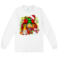 White christmas gnome truck Long Sleeve Tee - Zillion Design Studio
