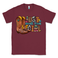 Burgundy just a small town girl Classic Tee - Zillion Design Studio