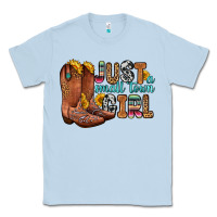 Dusty Blue just a small town girl Classic Tee - Zillion Design Studio