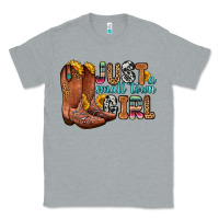 Heather Grey just a small town girl Classic Tee - Zillion Design Studio