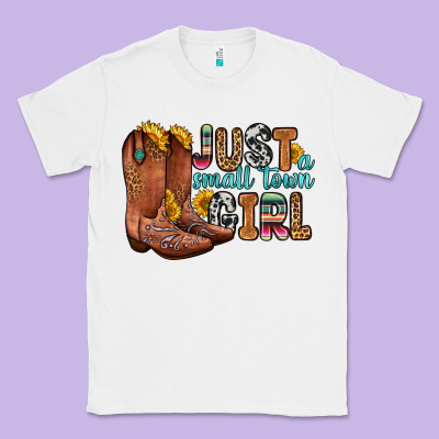 Just A Small Town Girl Classic Tee Designed By Zillion Design Studio