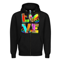 Black love pride Zipper Hoodie - Zillion Design Studio