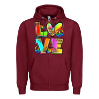 Burgundy love pride Zipper Hoodie - Zillion Design Studio