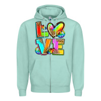 Seafoam love pride Zipper Hoodie - Zillion Design Studio