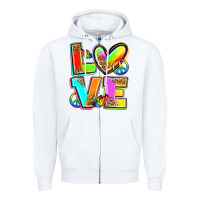 White love pride Zipper Hoodie - Zillion Design Studio