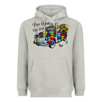 Moon Dust love needs no words Heavyweight Hoodie - CowhideDigitalArt