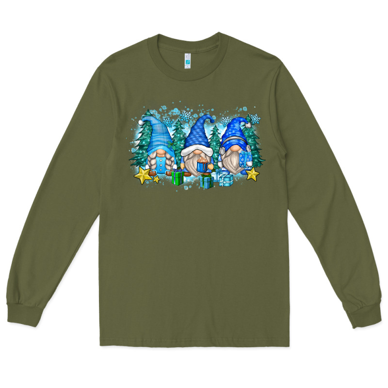 Snowman Gnome Long Sleeve Tee by Zillion Design Studio | Teevron