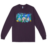 Plum snowman gnome Long Sleeve Tee - Zillion Design Studio