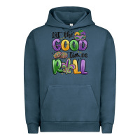 Pigment Midnight Navy let the good times roll Urban Hoodie - MaliasSmallBusiness