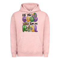 Pigment Salmon let the good times roll Urban Hoodie - MaliasSmallBusiness