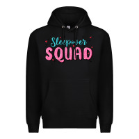 Black sleepover squad Premium Hoodie - MaliasSmallBusiness