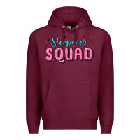 Burgundy sleepover squad Premium Hoodie - MaliasSmallBusiness