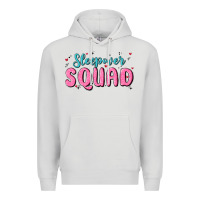 Dove Grey sleepover squad Premium Hoodie - MaliasSmallBusiness